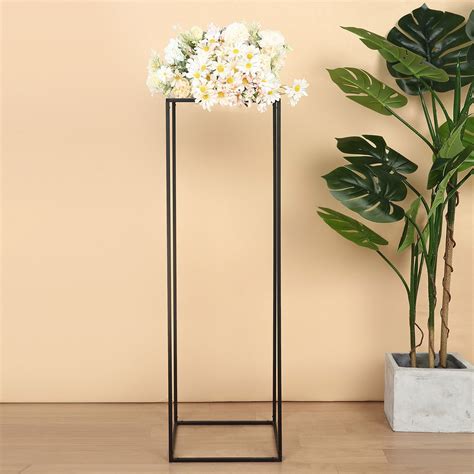 metallic box stand vases|Amazon.com: Metal Frame Vase.